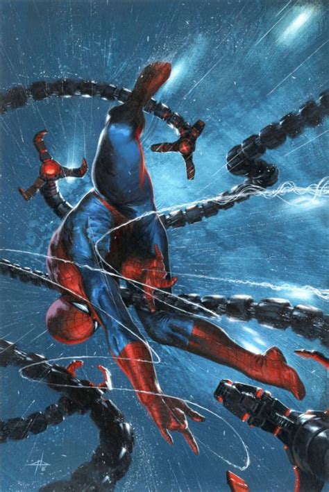 Spiderman By Gabriele Dellotto Spiderman Marvel Spiderman Comics