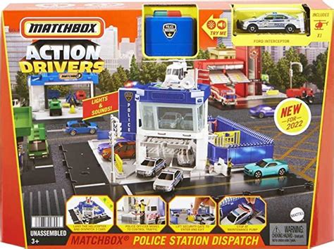 Matchbox Action Drivers Police Station Dispatch Set — Adventure Hobbies