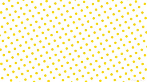 Wallpaper White Polka Dots Yellow Spots Gold Yellow Spots 1920x1080