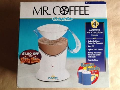 Mr Coffee Cocomotion Automatic Hot Chocolate Maker Nib Discontinued