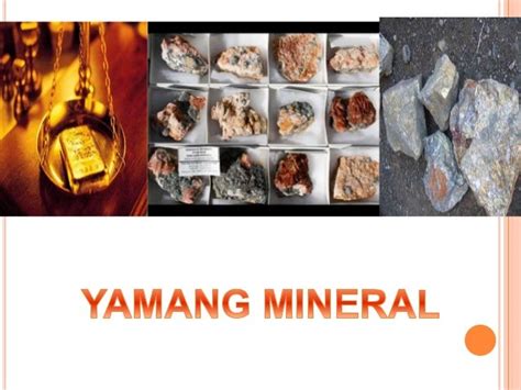Yamang Mineral Halimbawa At Kahulugan Anyong Pataga