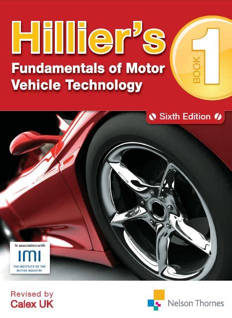Automotive Books Hilliers Fundamentals Of Motor Vehicle Technology 6