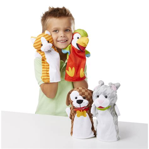 Melissa And Doug Hand Animal Puppets Pets Buy Toys Online