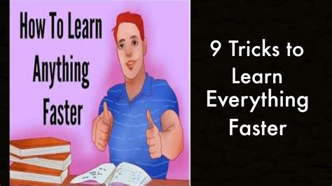 Tricks To Learn Everything Faster Nutshell School Youtube