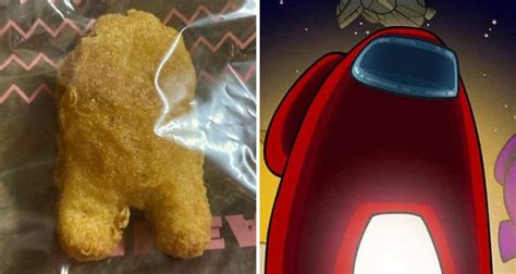 Mcdonalds X Bts Chicken Mcnugget Shaped Like An Among Us Character Sold