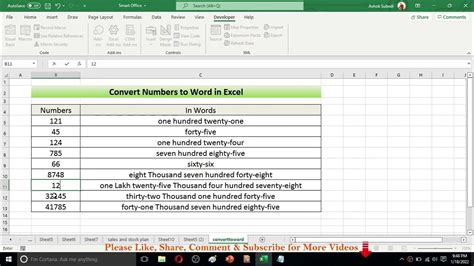 How To Convert Number To Word In Excel Spellnumber Formula In Excel