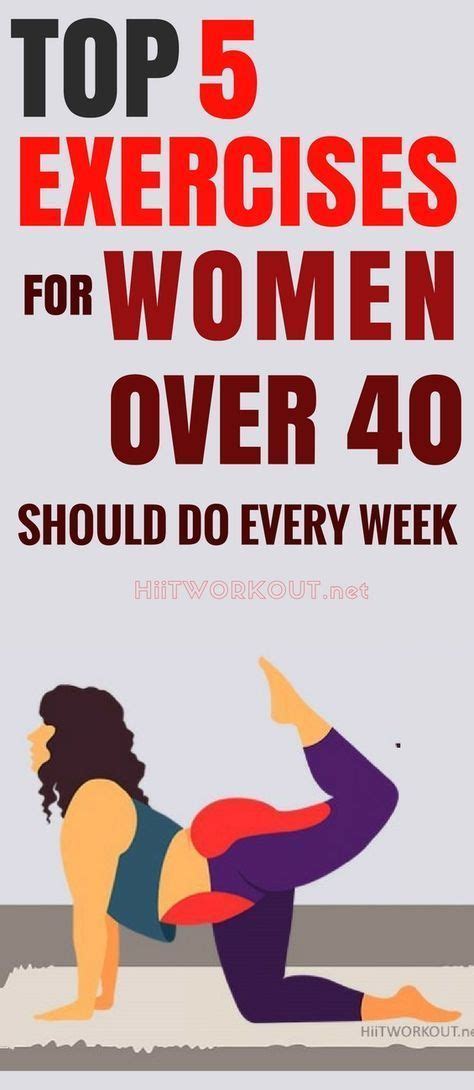 This Top 5 Exercises For Women Over 40 Should Do Every Week