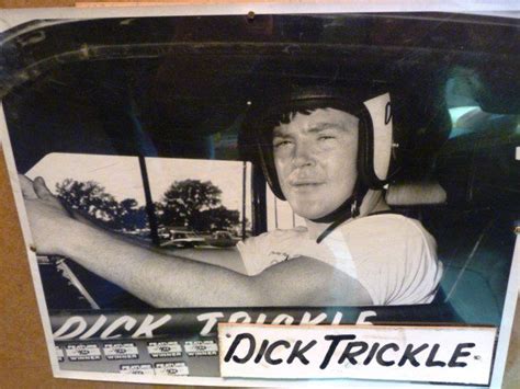 Rauchender Racer Stock Car Legende Dick Trickle Rockabilly Rules