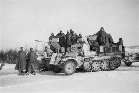 Armored Sdkfz104 With Winter Camouflage World War Photos