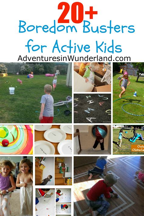 20 Boredom Busters For Active Kids