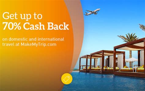 Now, travel at your convenience and claim upto rs 7500 off on your international flight bookings by utilizing the makemytrip credit card offers 2021. American Express Makemytrip Offer - Flat 70% Discount on ...