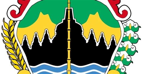 Arti logo | lambang jawa tengah lambang jawa tengah berbentuk kendi amerta (cupu manik) dengan bentuk dasar segi lima. websitefoto.com