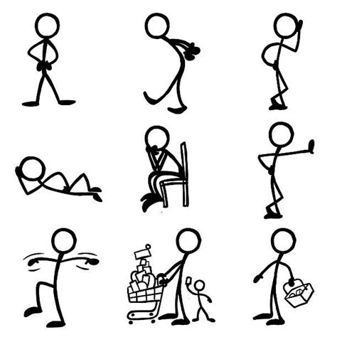 Stick Figure People Waiting Stick Drawings Stick Figure Drawing