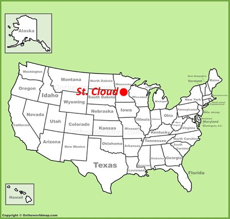 St Cloud Map Minnesota Us Discover St Cloud With Detailed Maps