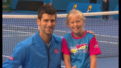 The organization's mission is to help children from disadvantaged communities to grow up and develop in stimulating and safe environments. Novak Djokovic surprises ANZ Tennis Hot shot- Australian Open 2015 - YouTube