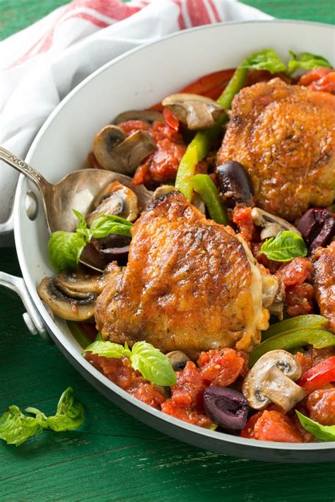 Italian recipes made with chicken. Italian Chicken Cacciatore - Dinner at the Zoo