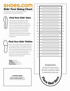 Kids Nike Printable Shoe Size Chart Scope Of Work Template Charts For