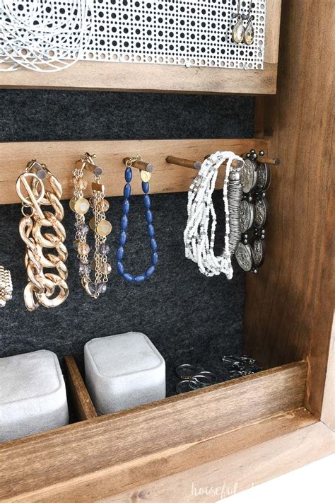 Diy Wall Jewelry Organizer Houseful Of Handmade