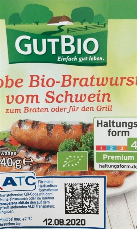 Bratwurst 240g Ean 4061458025201 Enfried Sausage