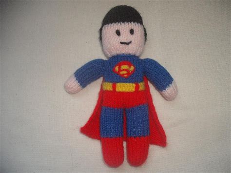 Knitted Superman Knitting Pattern By Irene Mccormick Knitting