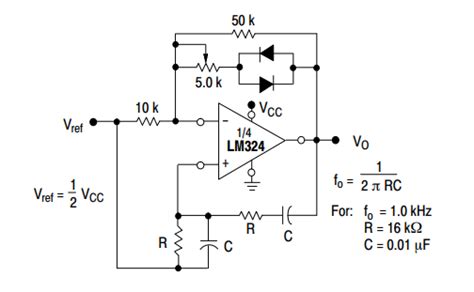 Lm324 Op Amp Pinout Datahseet Applications Examples And Features