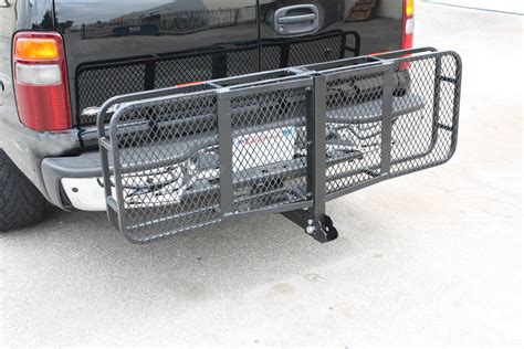 Iron Fist 60 Folding Cargo Carrier Basket Hitch Hauler Truck Car