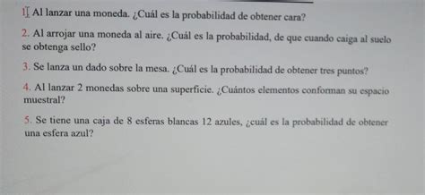 Al lanzar una moneda Cuál es la probabilidad de obtener cara 2 Al