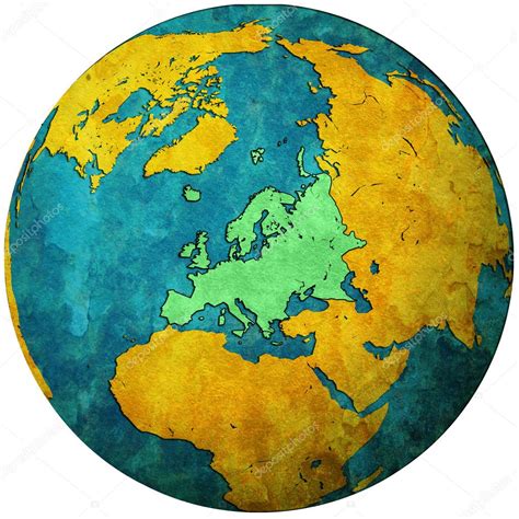 Europe Territory On Globe Map — Stock Photo © Michal812 4843070