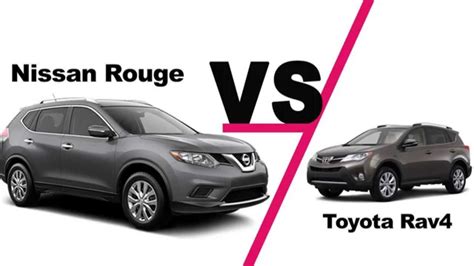 2014 Nissan Rogue Vs Toyota Rav4 Comparison Youtube