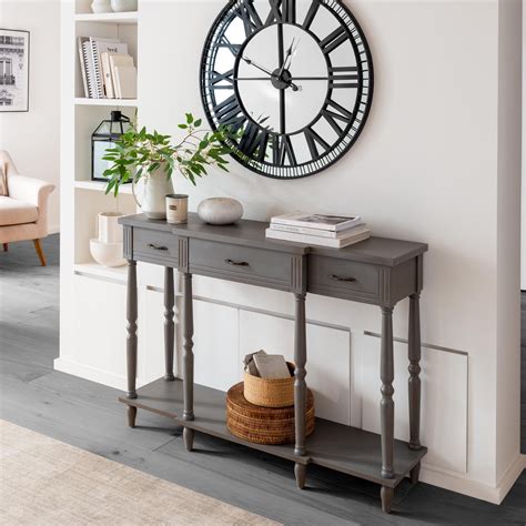 Grey Wooden Console Table Wooden Console Table Console Table