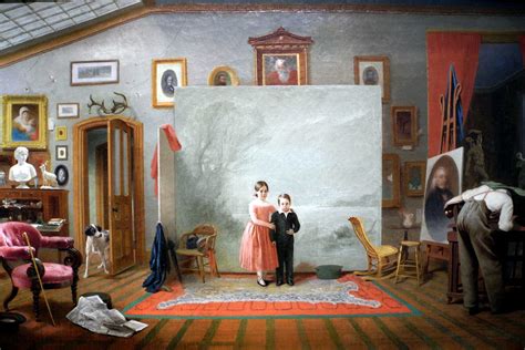 Thomas Le Clear Interior With Portraits 1865 At Smithso Flickr