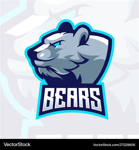 Bear Esports Logo Royalty Free Vector Image Vectorstock