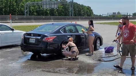 girls bikini car wash youtube