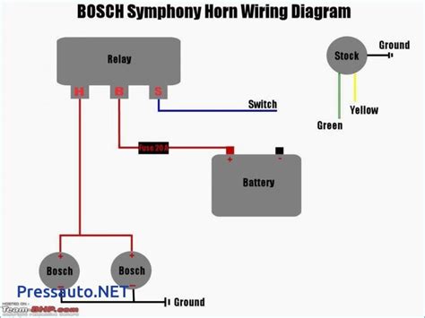 Diagram Bosch Horn Relay Wiring Diagram Mydiagram Online