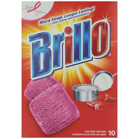 Brillo Steel Wool Soap Pads 10 Ct