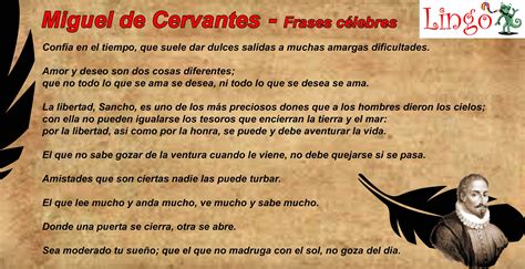 Miguel De Cervantes Frases Célebres Cervantes Frases Miguel De