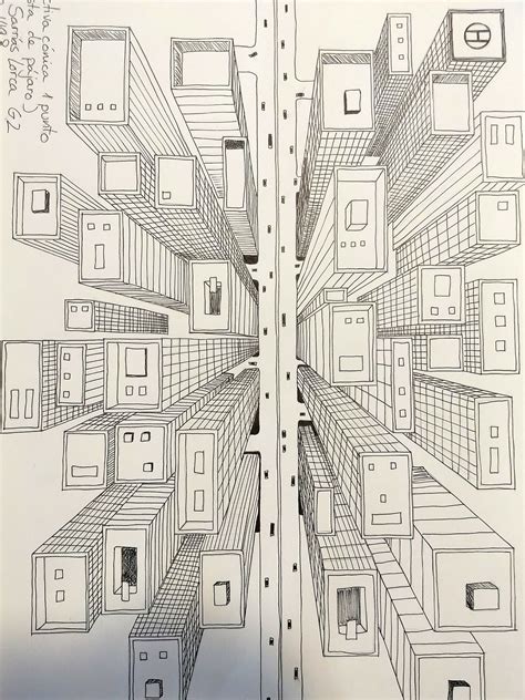 Cool One Point Perspective Drawings