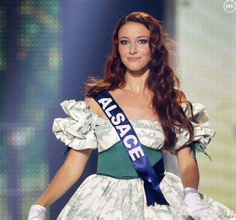 Delphine Wespiser Lors De Lélection De Miss France 2012 Photo