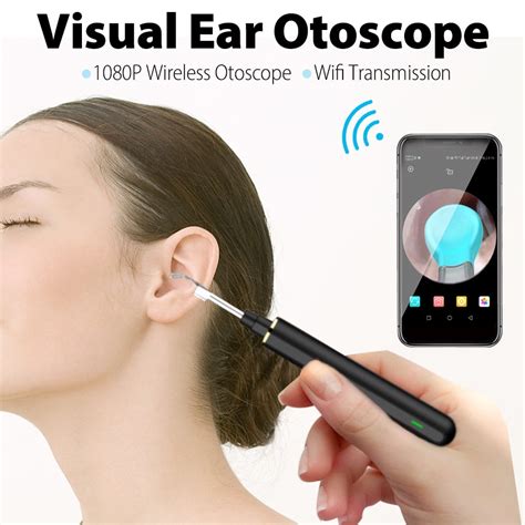 Usb Smart Visual Ear Otoscope 1080p Wireless Otoscope Camera With Ear