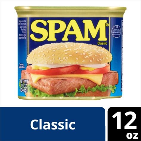 Spam® Classic Canned Luncheon Meat 12 Oz Fred Meyer