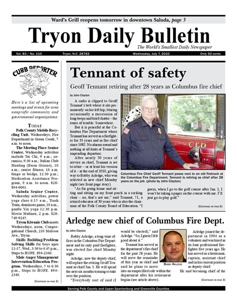 07 07 10 Daily Bulletin By Tryon Daily Bulletin Issuu