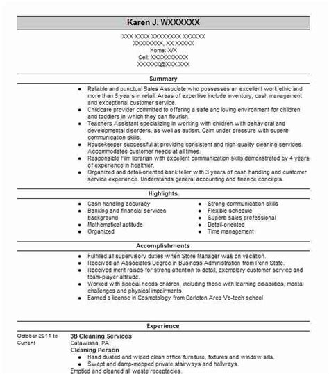 If you are applying for a cleaner job and need to make a resume or cv, you should. Cleaning Services Resume Example ISS Facility Services Inc ...