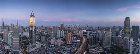 Panoramic View Of Shanghai City Scenery Picture And Hd Photos Free