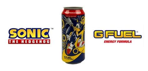 G Fuel Sonic The Hedgehog Energy Drink Packaging By Arranti Muscle