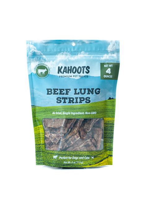 Beef Lung Strips Dog Treats Kahoots Feed And Pet Store