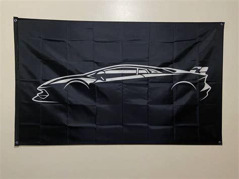 For Lamborghini Aventador Svj Fans X Ft Flag Gift Garage Wall Decor