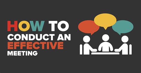 How to conduct an effective meeting - 9 key steps - Tryd