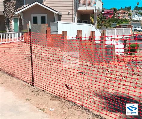 Orange Plastic Safety Fence And Temporary Construction Fence 4 X 100