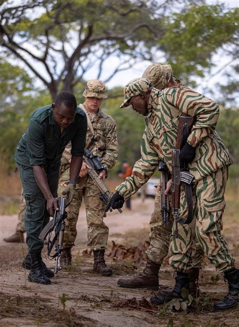 Zambian Wildlife Authority Ranger Zawa Camo Manufactured By South
