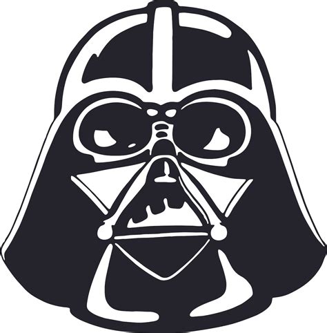 Star Wars Darth Vader Cartoon Character Wall Art Vinyl Sticker Design